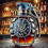 (Grenade B) Whiskey Decanter 350ml Eagle Shape Glass Material. 1