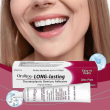 (3pcs) Denture Adhesives,Thermoplastic Denture Adhesive for Refitting and Tightening Loose DenturesHold Dentures for Up to 4 Days