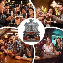 (Tractor D) New Whiskey Glass Decanter, Halloween Fun Whiskey Bottle, Home Bar Decoration Gift Whiskey Decanter Set