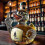 (Duck E) Whiskey Decanter 350ml Eagle Shape Glass Material. 1
