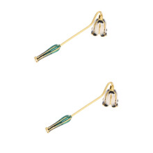 Pack of 2 Retro Candle Snuffer for Home Candle Extinguisher 14.70X3.70X3.70CMx2pcs