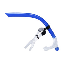 Swimming Snorkel for Lap Swimming, Silicone Mouthpiece, Diving Devices Blue