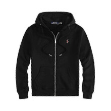 (M,Black Red Logo Sweater)Men's Embroidered Polo Hoodie Set with Fleece Jacket and Cardigan