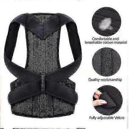 (L) Posture Corrector Back Posture Brace Clavicle Support Stop Slouching And Hunching Adjustable Back Trainer Unisex Bone Care--Yvan 1