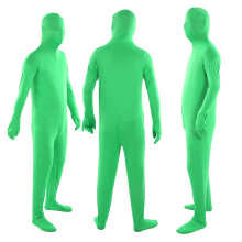 Fotografie Grüner Chromakey-Bodysuit Unisex