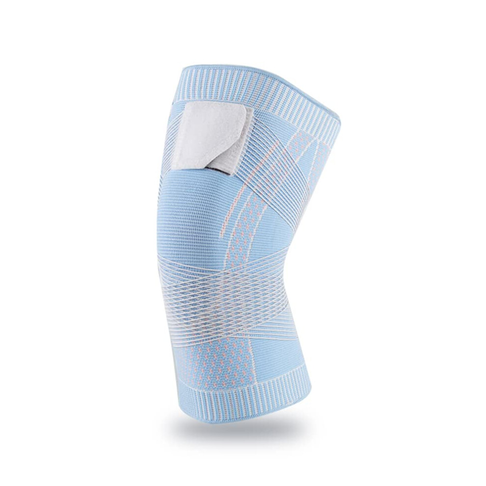1StãCke Sports Knee Pads For Men Women, Elastic Knee Support, Fitness Gear, Basketball Volleyball Brace Protector Bandage, Blue, Xl 9426802011494