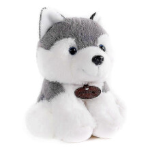 (C) 1pc 20CM Kawaii Plush Teddy Dog Husky Schnauzer Golden Retriever Toys Lovely Mini Dog Dolls Desktop Ornament Baby Infant Gift