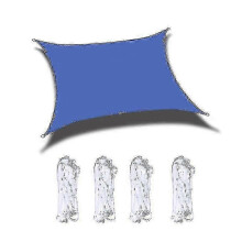 (Royal Blue) Outdoor canopy sail 2m x 5m garden sun shade