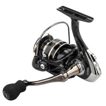Angel wheel made of metal with angled cord spool and tilt lever for longdistance sea fishing reel 2000