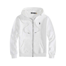 (XL, White Hoodie) Men's Embroidered Polo Hoodie Set with Fleece Jacket and Cardigan