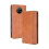 (Brown) Leather Case for Xiaomi Redmi Note 9T 5G / Note 9 5G 1