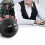 (White) Mini Devil Bluetooth Speaker with LED Screen Alarm Clock FM Radio Heavy Bass Karaoke Singing Function 5