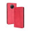 (Red) Leather Case for Xiaomi Redmi Note 9T 5G / Note 9 5G 1