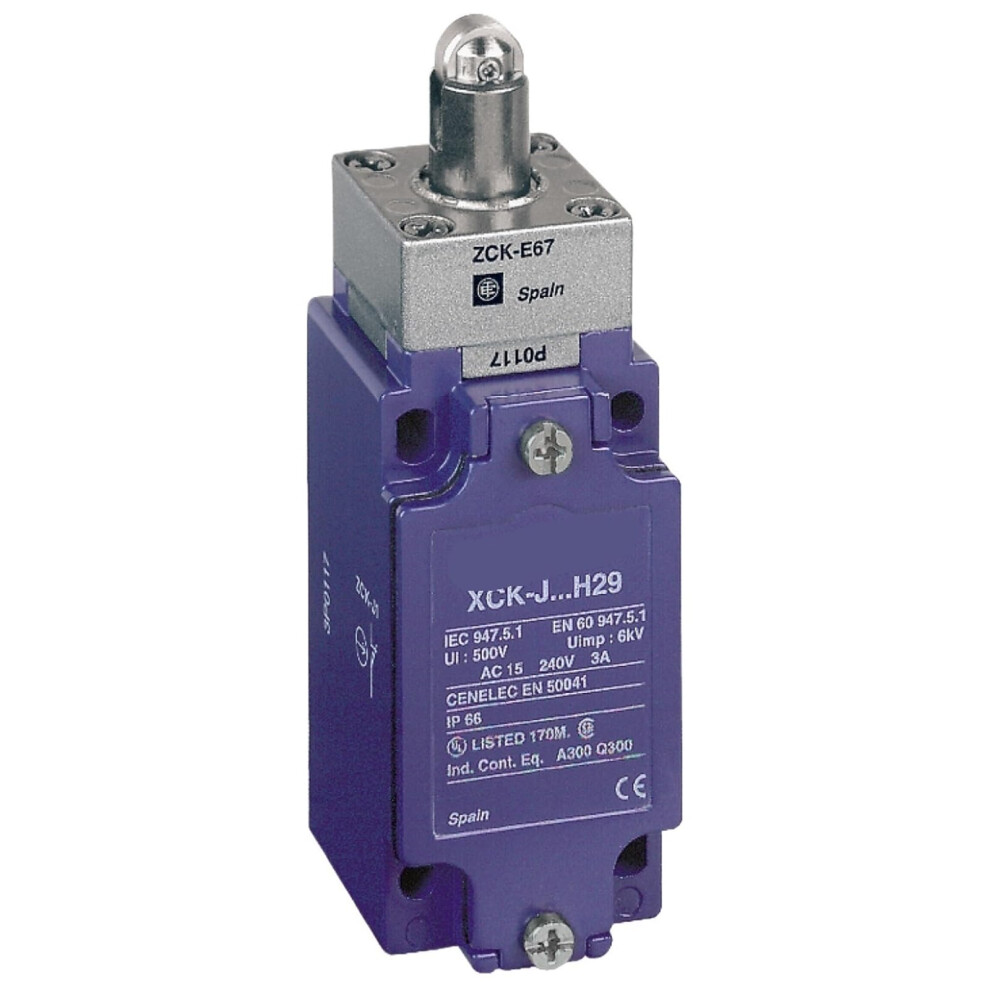 Xckj167 Limit Switch Xckj Steel Roller Plunger Reinforced 1Nc1no Snap 9412369529831