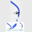 Swimming Snorkel  Dry Snorkel with Push Strap for Pool 5