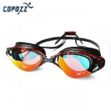 (MMR) Anti-Fog UV Protection Swimming Goggles for Men Women Adjustable Silicone Eyewear for Water Sports