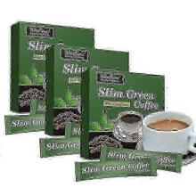 (3boxes) 18 Teabags Slim Green Coffee with Ganoderma Control Weight Weight Tea_c*