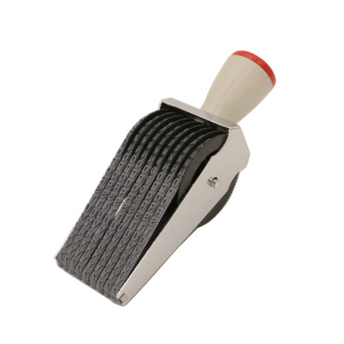 Letter Number Stamp Office Stamp Rotating Rubber Number-Style B