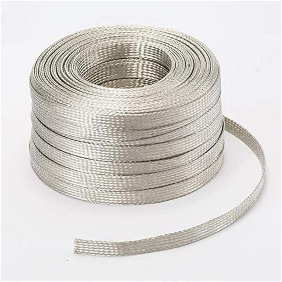 Tinnedcopper Braided Grounding Wire, Width: 5Mm,Thickness: 1.0Mm, Length: 10M 9412369530400