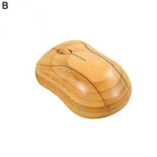 (Mouse) Keyboard Bamboo Mouse Wireless Wooden Combo Set Natural Devices Environmental