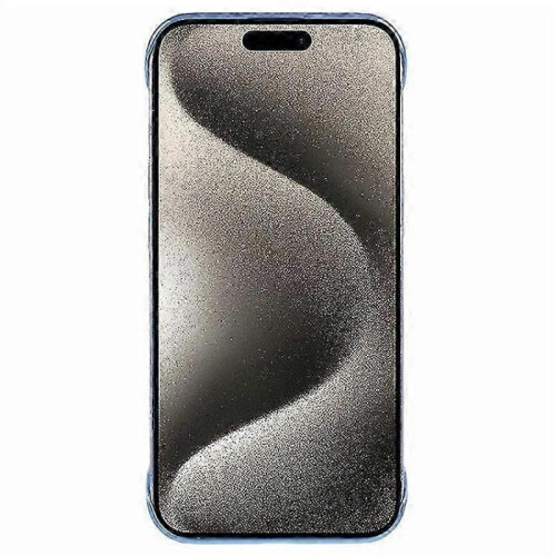 (Blue) MagSafe Compatible Hard PC Case for iPhone 15 Frameless Protective Phone Cover 1