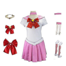(3XL, PINK) Anime Outfits Moon Cosplay Costume For Women Girls