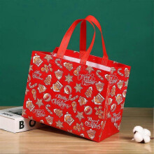 (Christmas Gift Red) Candy Packaging Box,4pcs Christmas Theme Party Decor Eco Nice Decorations Christmas