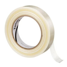 Tartan Filament Tape 8934, Clear FiberglassReinforced Strapping Tape, 1 inch x 60 yd Roll