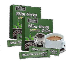 (2boxes) 18 Teabags Slim Green Coffee with Ganoderma Control Weight Weight Tea_c*