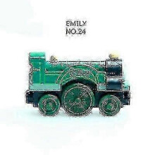 (Emily) Thomas & Friends Wooden Railway Train Set with Spencer Handel Bertie Molly Model Trains Educational Toy for Children