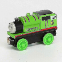 (Percy) Thomas & Friends Wooden Railway Train Set with Spencer Handel Bertie Molly Model Trains Educational Toy for Children