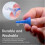 (2 pair)Innovative Inflatable Earplugs Ultra-Comfy Reusable Noise-Reducing Earplugs for Sleeping 4