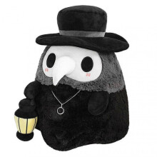 (Plague Doctor) Fluffy Plague Doctor With Glow In Dark Lantern Plush Toy Gift For Kids Family Friends