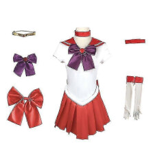 (XL, RED) Anime Outfits Moon Cosplay Costume For Women Girls