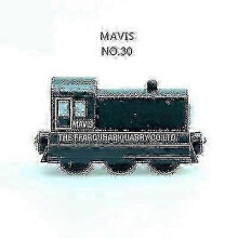 (26 mavis) Thomas & Friends Wooden Railway Train Set with Spencer Handel Bertie Molly Model Trains Educational Toy for Children