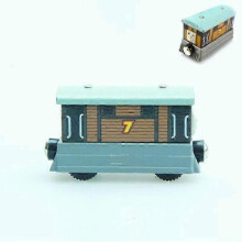 (toby) Thomas & Friends Wooden Railway Train Set with Spencer Handel Bertie Molly Model Trains Educational Toy for Children