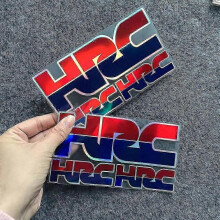 (2 SET Laser Rainbow) Reflective Limited Edition Car Stickers Motorcycle Decals Tank Stickers For Honda Hrc Cbr Racing Whole Set