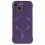 (Purple)MagSafe Compatible Hard PC Case for iPhone 15 Frameless Protective Phone Cover 3