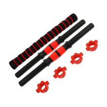 Dumbbell Bar with Thread Handle Stainless Steel
