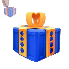 (Gold)Annoying Gift Box With Screws Prank Screw Box Hilarious Money Card Container