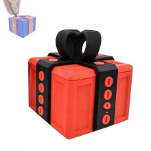 (Black)Annoying Gift Box With Screws Prank Screw Box Hilarious Money Card Container