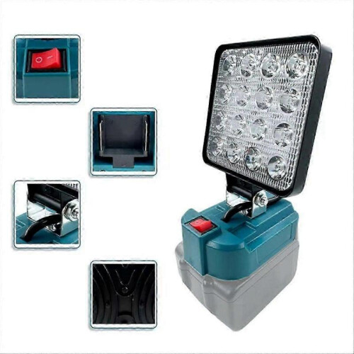 LED Work Light Flashlight for Makita 18V Li-Ion Battery Flood Lamp 1