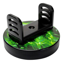 Fishing reel stand organizers copper zinc for sport and outdoor professional fishing reel stand black