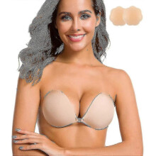 (F, SKIN) Adhesive Bra Strapless Sticky Invisible Push Up Silicone Bra
