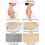 (F,BLACK)Adhesive Bra Strapless Sticky Invisible Push Up Silicone Bra 2