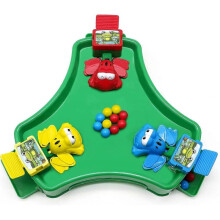 (3 players) Hungry Frogs Board Game Intense Game of Quick Reflexes Pre-School Game for Ages 3 and Up; for 2 to 4 Players