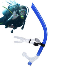 Swimming Snorkel Adult Snorkelling Tubes, Training Supplies Silicone Mouthpiece blue