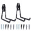 Wall Mount Storage Hooks, Garage Utility Anti-Slip Coating for Space Saving (2Pcs) 1