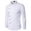 (M)Men`s Long Sleeve Slim Fit White Shirt 1