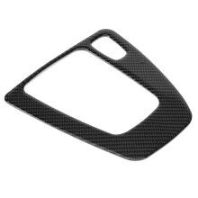 Rivestimento per console interna 4BMW E90E92E93, copertura pannello cambio in fibra di carbonio con vestibilità perfetta e finitura lucida